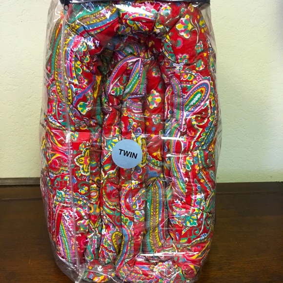 RALPH LAUREN Bright Colorful Paisley Twin Comforter Original Package NEW RARE!!! - Picture 2 of 10